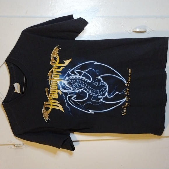 Metalicus Other - Black vintage Dragonforce band tee men's small
